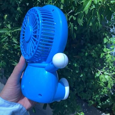 Quạt Sạc Tích Điện USB Hình Thú Doreamon Siêu Dế Thương