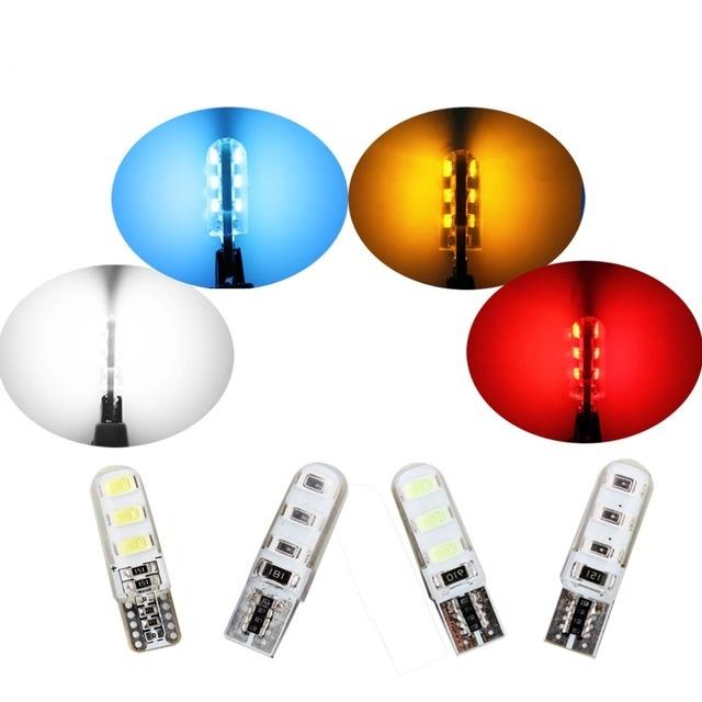 [HCM]Cặp led silicon chớp xinhan T10 HH026 (6 led-sáng xanh dương)
