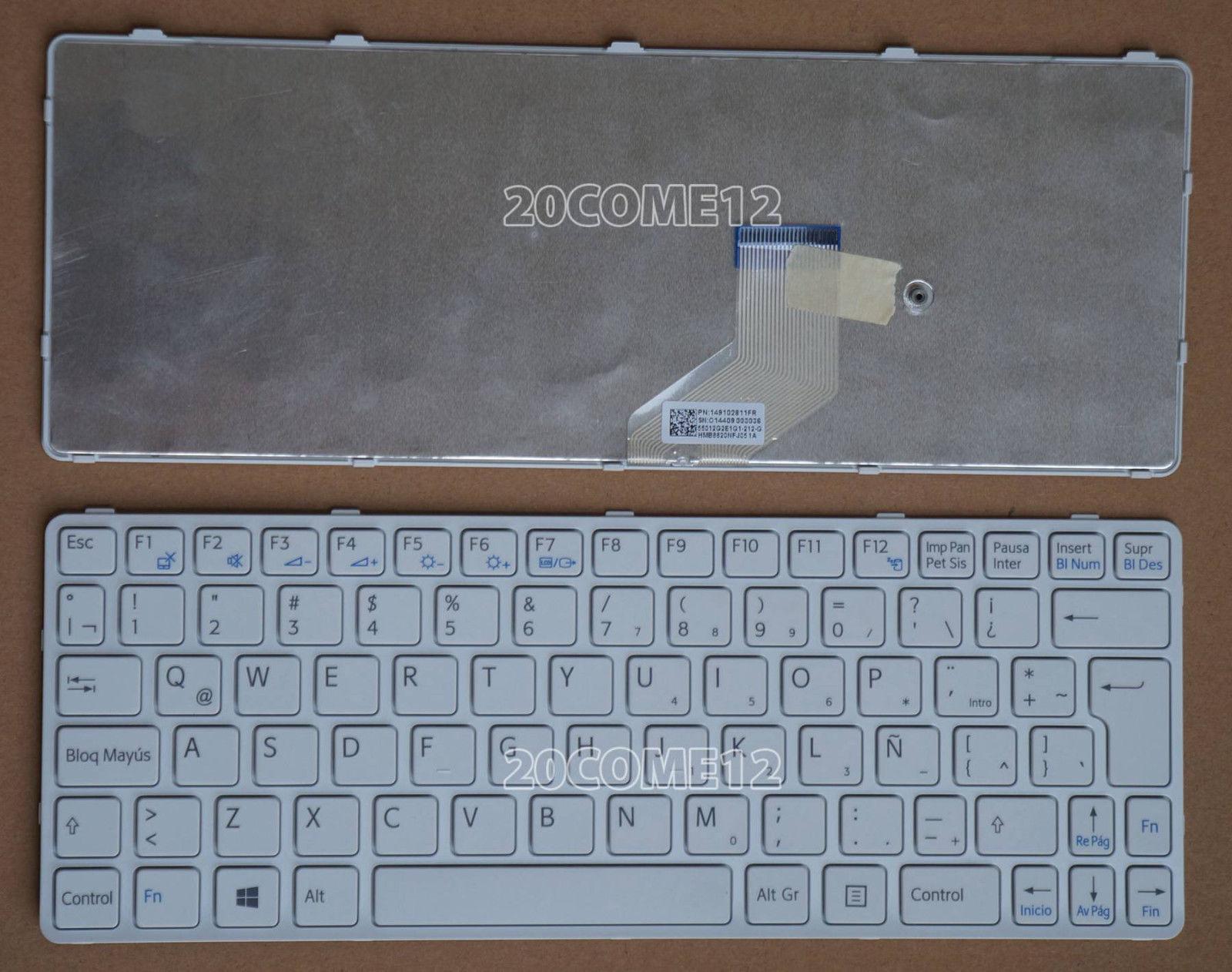 Bàn Phím Laptop SONY SVE 11 (Màu En Và Trắng)