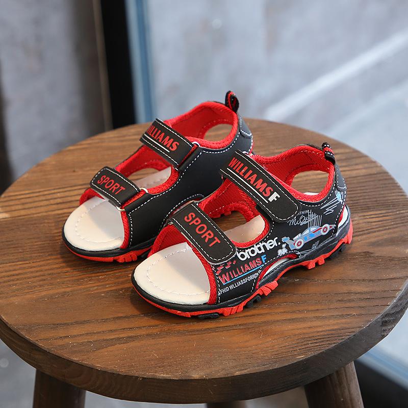 Dép sandal cho bé - Đen/Nâu - Size 21 đến 30 - V107