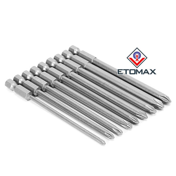 Bộ 8 đầu vặn vít 4 cạnh lục giác cao cấp