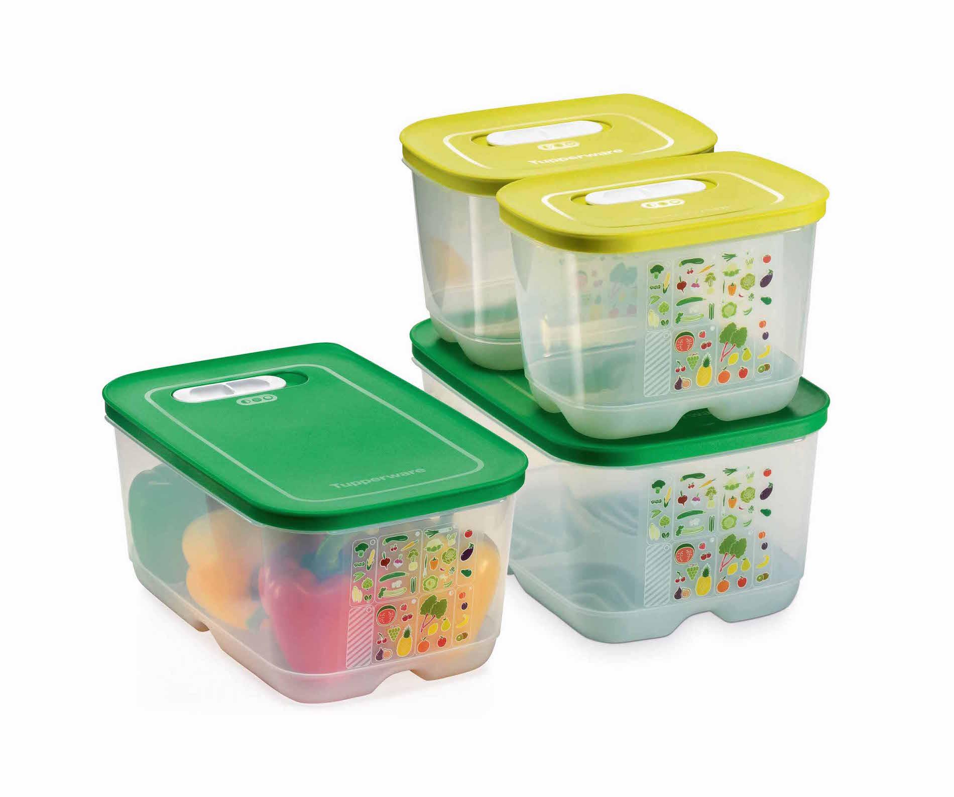 Hộp ngăn mát Tupperware Vensmart Set 4