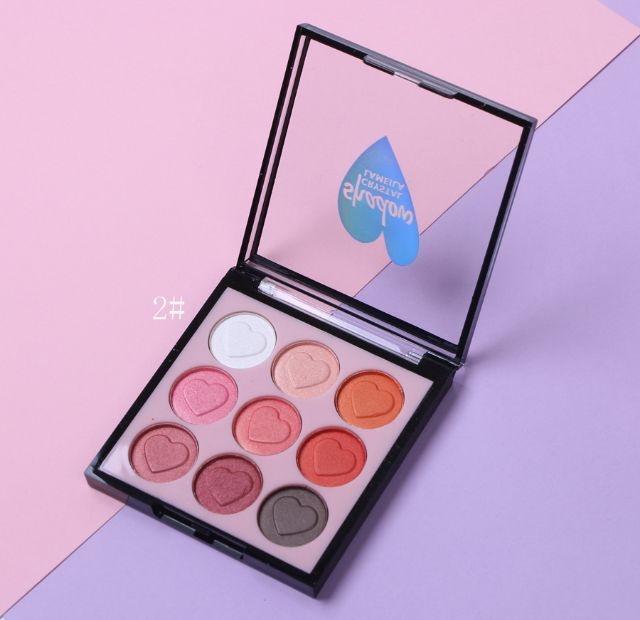 Bảng phấn mắt Lameila 9 tone màu hình trái tim