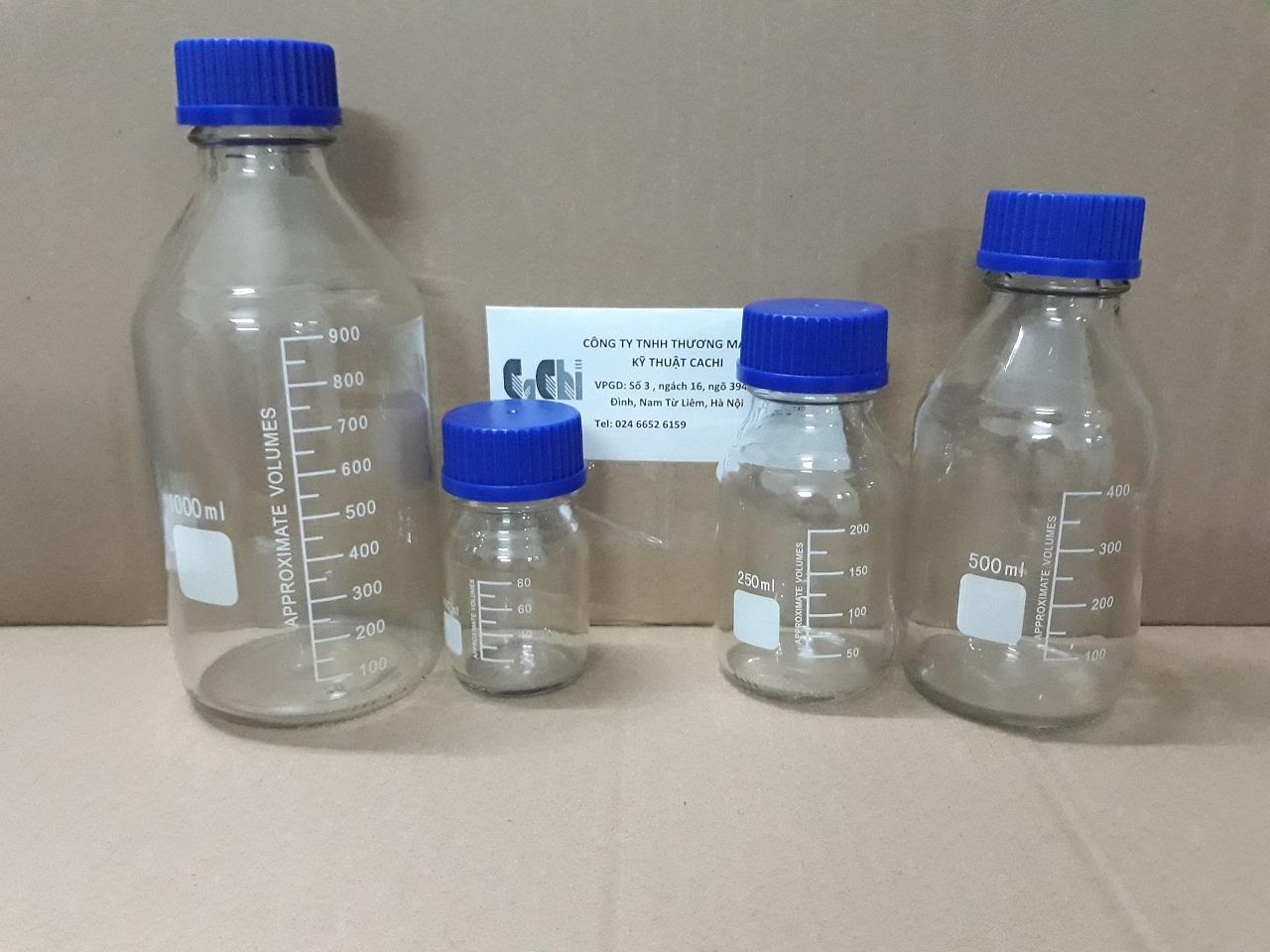 Chai thủy tinh trung tính nắp vặn 50ml