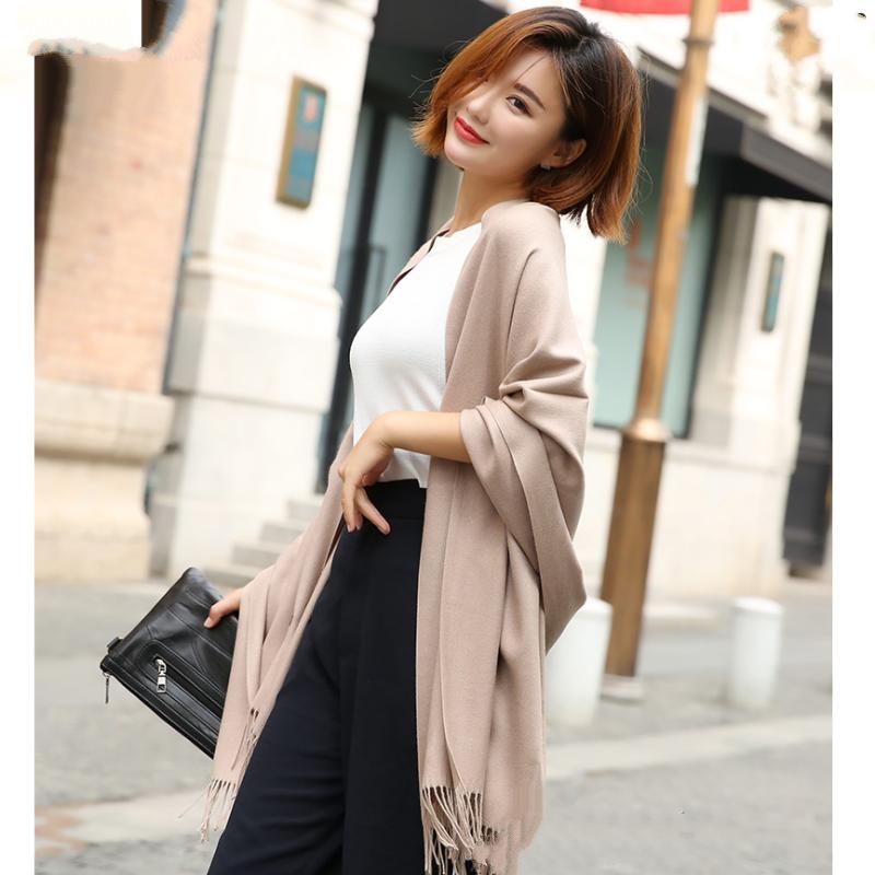 Khăn choàng cổ Cao cấp  cashmere một màu 04