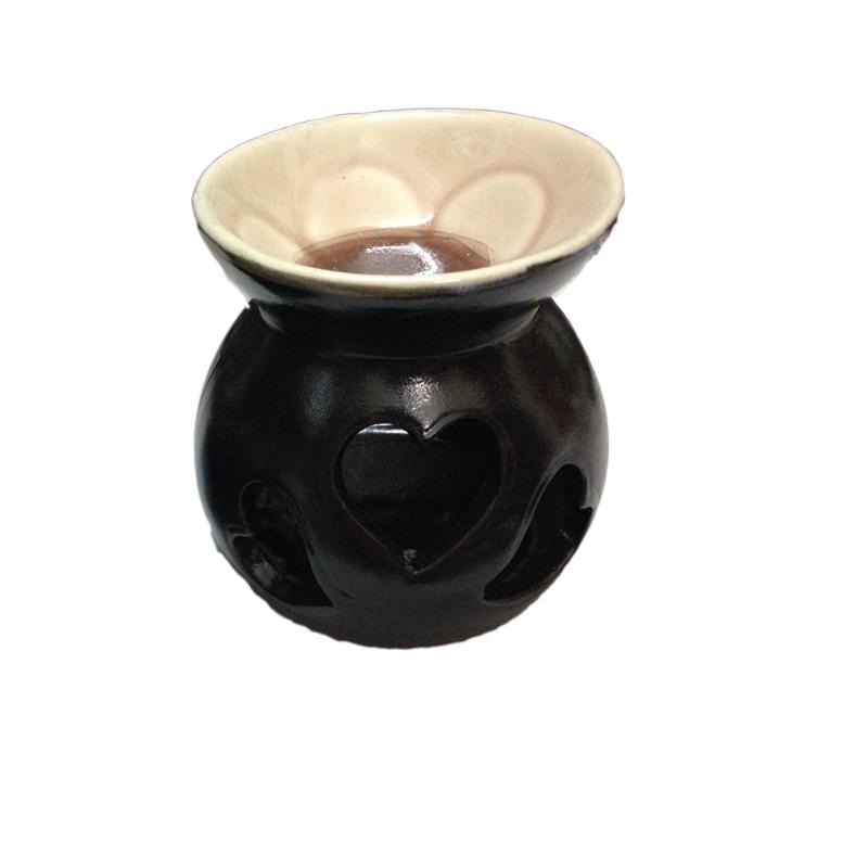 Lò xông tinh dầu tim nâu (Nâu)