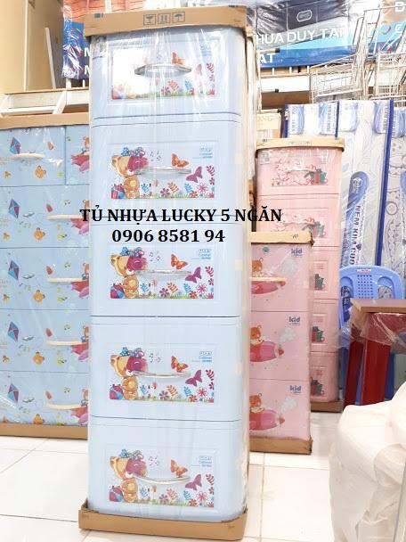 TỦ NHỰA QUI PHÚC LUCKY 5 TẦNG