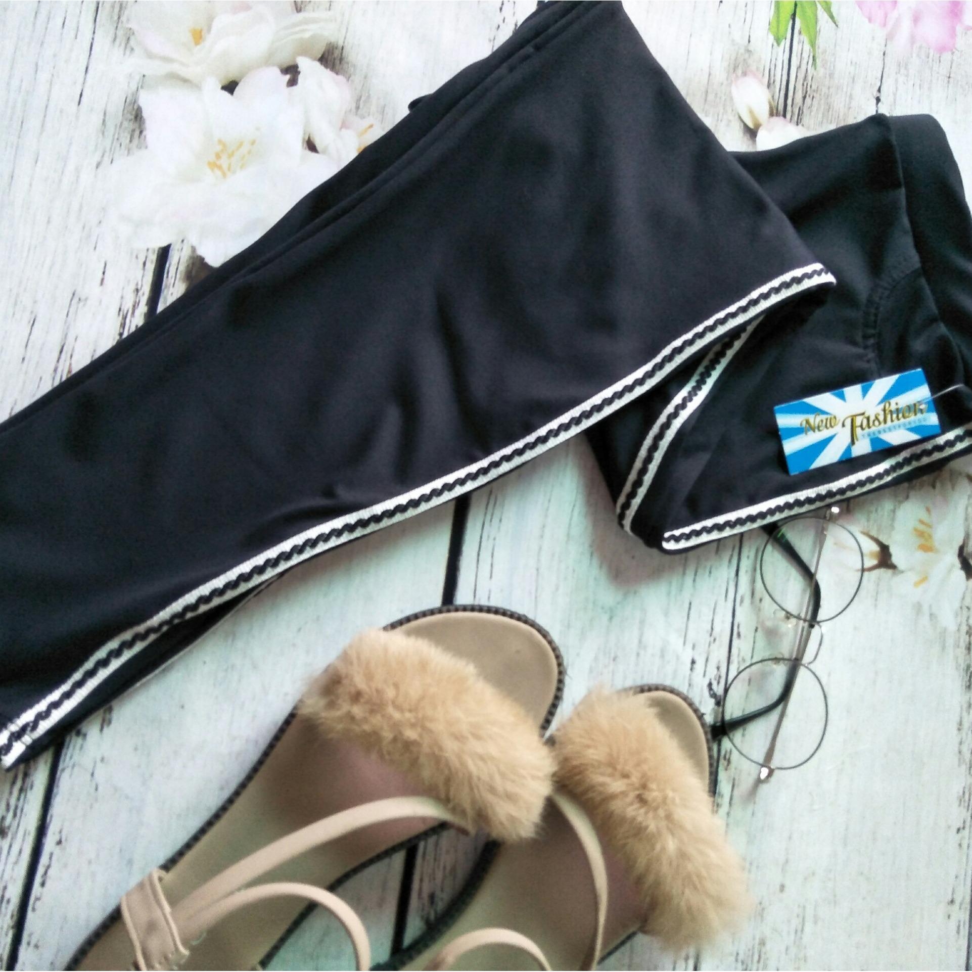 [HCM]Quần thun nữ - legging (Ôm Body sọc viền trăng)