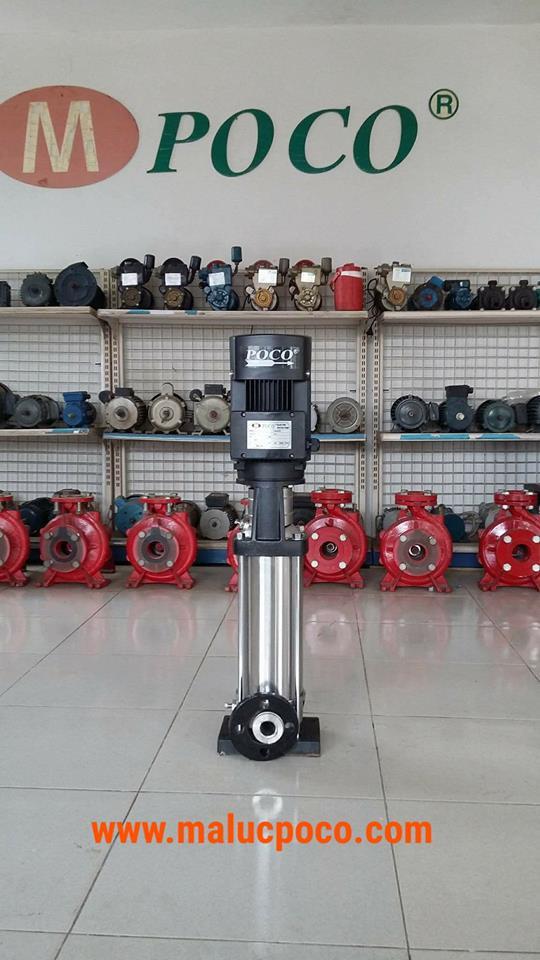 Bơm trục đứng 3hp (bơm bù áp)