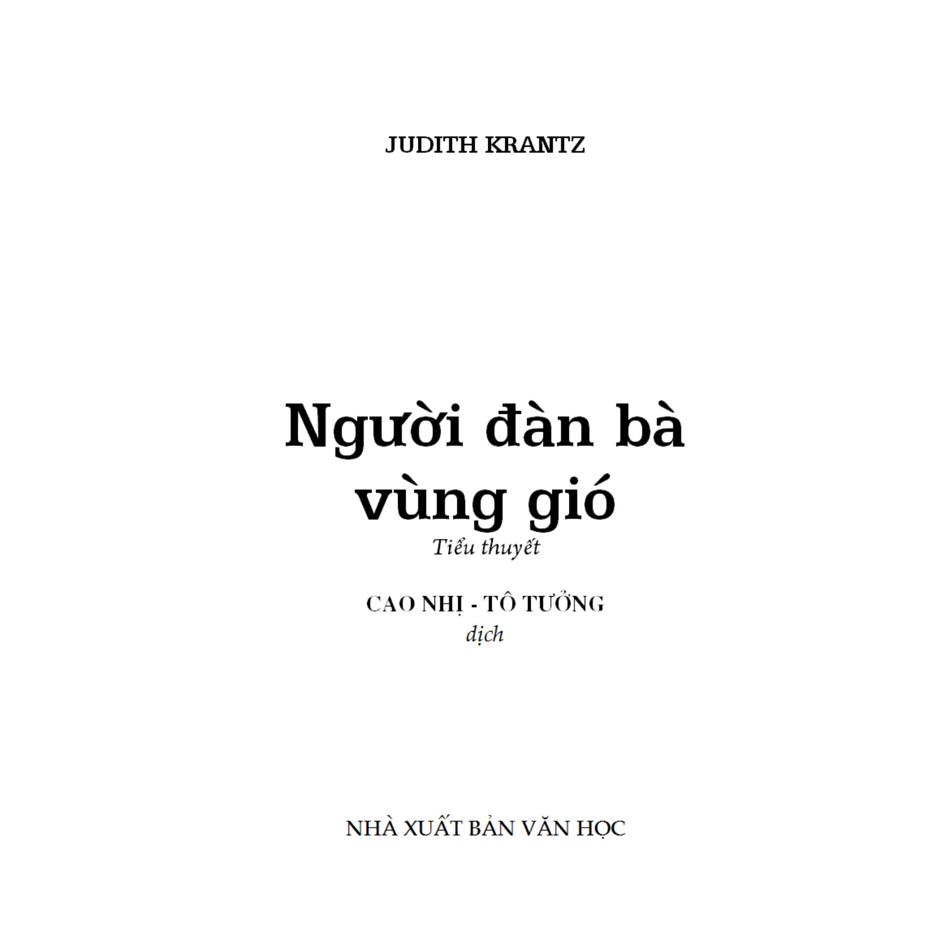 [HCM]Người Đàn Bà Vùng Gió
