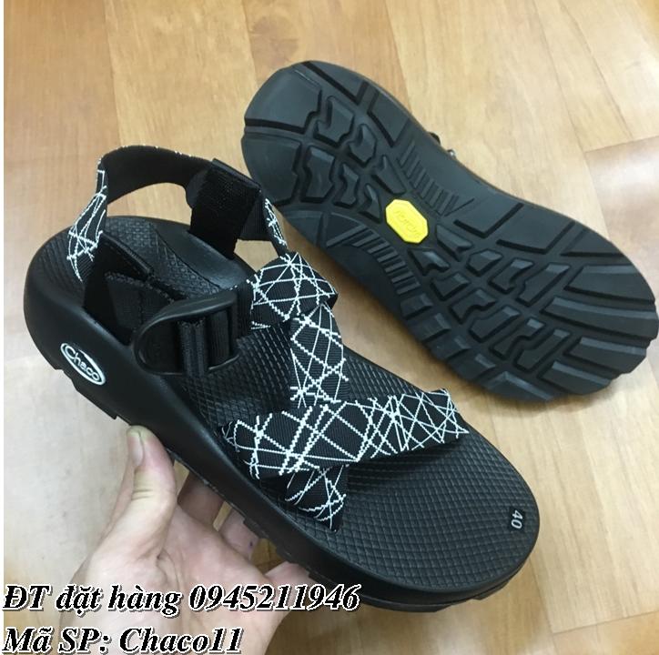Dép quai hậu chaco11 họa tiết kẻ