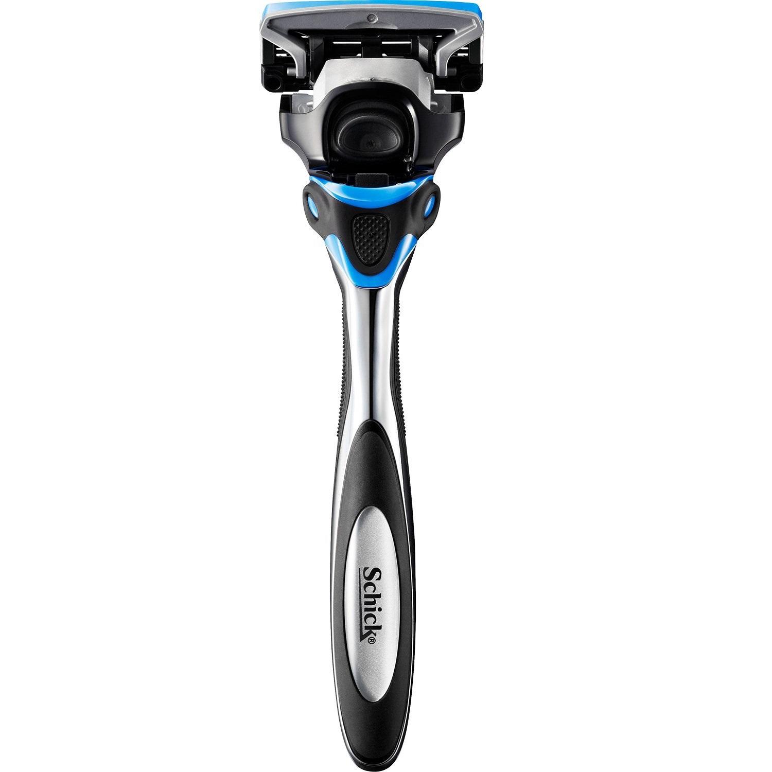Dao cạo râu 5 lưỡi Schick Hydro 5 Custom - Nhật Bản(Xanh dương)