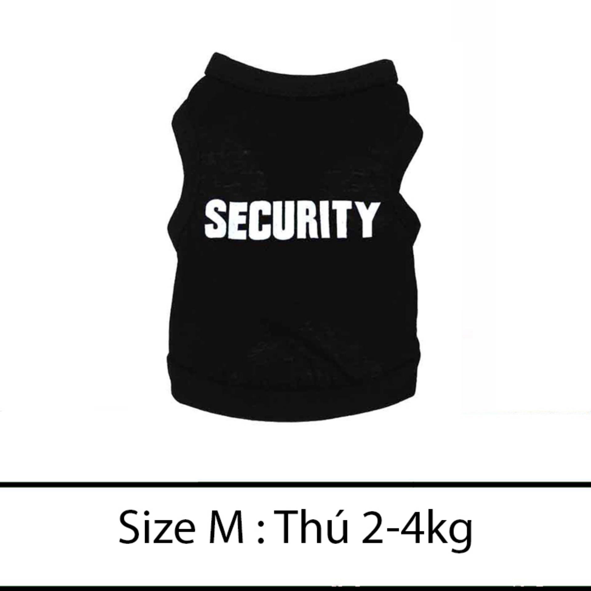 Đồ dùng cho thú cưng - Áo Security - Quần áo chó mèo 007 Size S