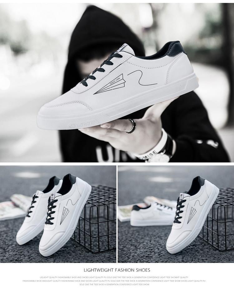 Giày thể thao sneaker thời trang nam -(Trắng - ĐỎ)