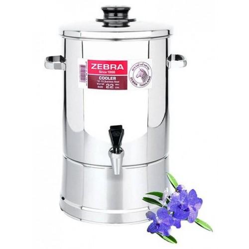 Thùng đựng nước uống Zebra Thái Lan 22cm-8.7L-114022. Nhập khẩu Thái Lan, inox 304 cao cấp siêu bền, tuyệt đối an toàn cho sức khỏe