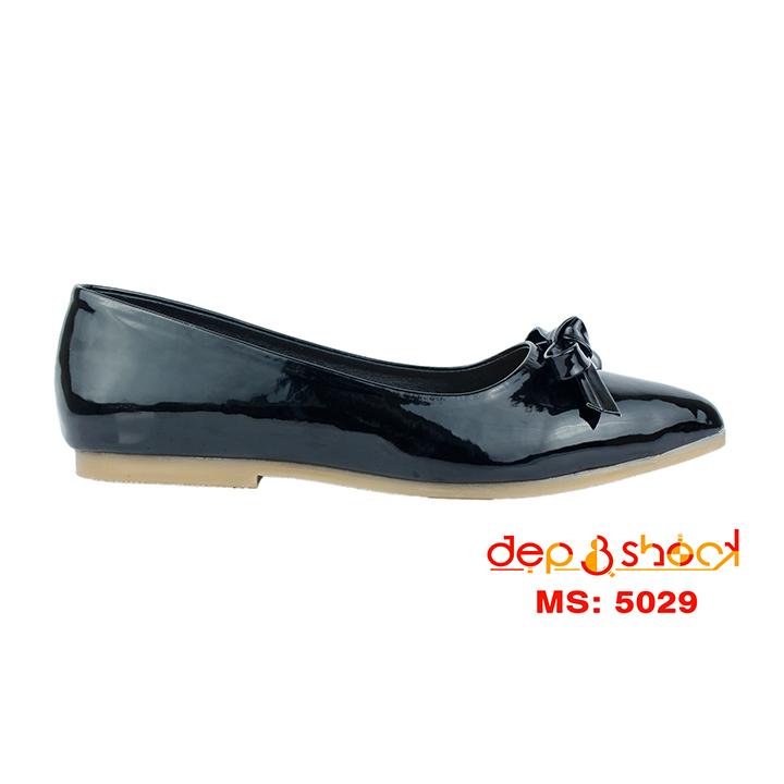 Giày búp bê thời trang đính nơ