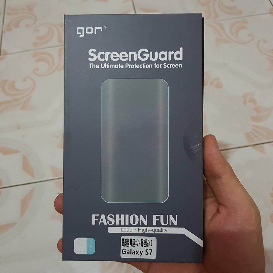 Miếng dán Full màn hình cho Galaxy S7  - GOR ( 4 miếng dán)