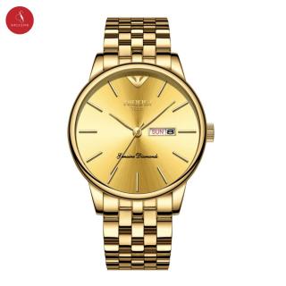 [HCM]Đồng hồ nam NIBOSI 2332 cao cấp 41mm (Vàng) + Tặng hộp đựng đồng hồ thời trang & Pin thumbnail