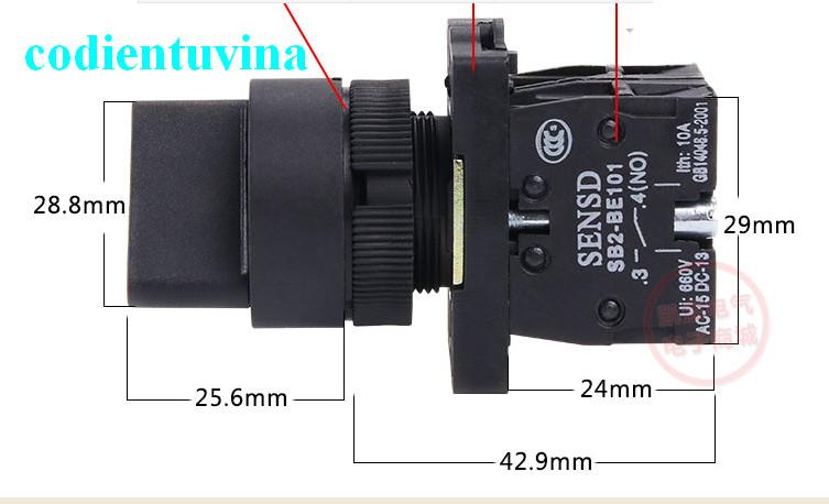 Công tắc xoay XB2-ED25