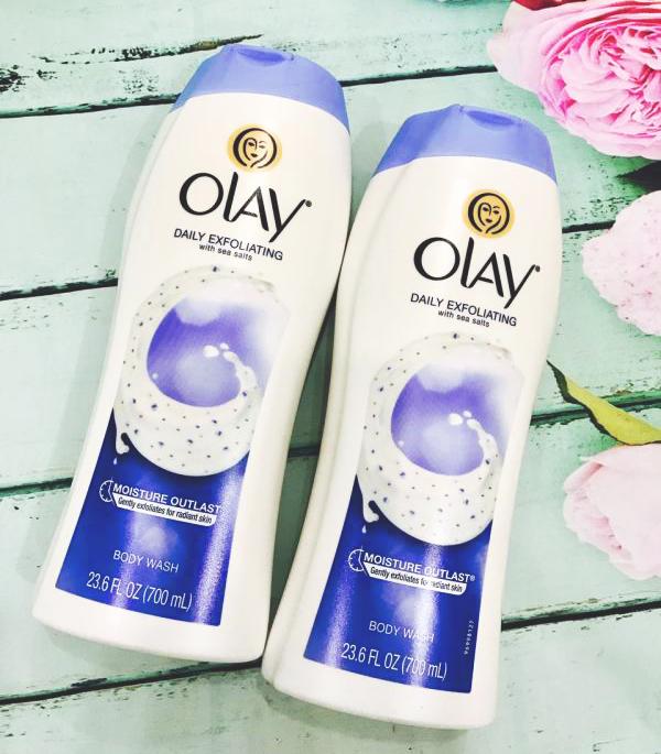 Sữa tắm Olay Daily Exfoliating 700ml (Xanh)