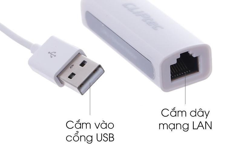 USB TO LAN CÓ DÂY NHỎ GỌN