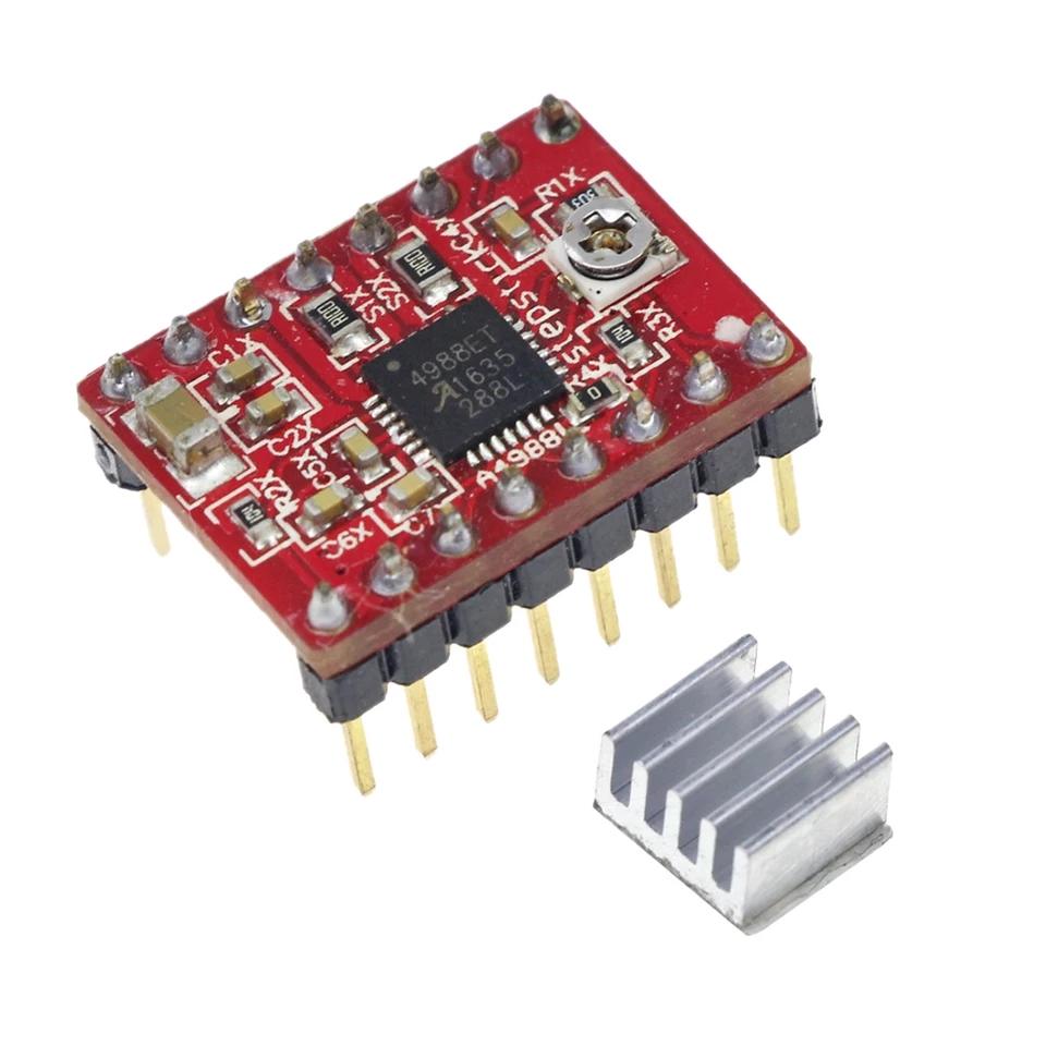 3D Stepper Driver A4988 với tản nhiệt nhôm
