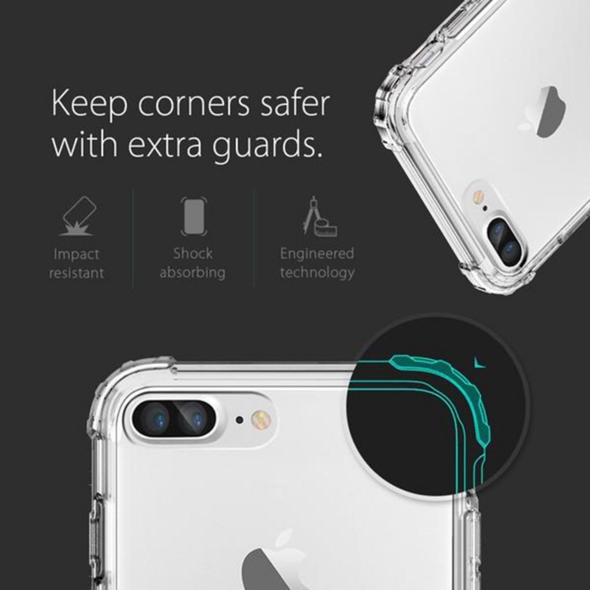 Ốp chống sốc lưng trong suốt Spigen Crystal Shell cho IPHONE 8 PLUS / 7 PLUS