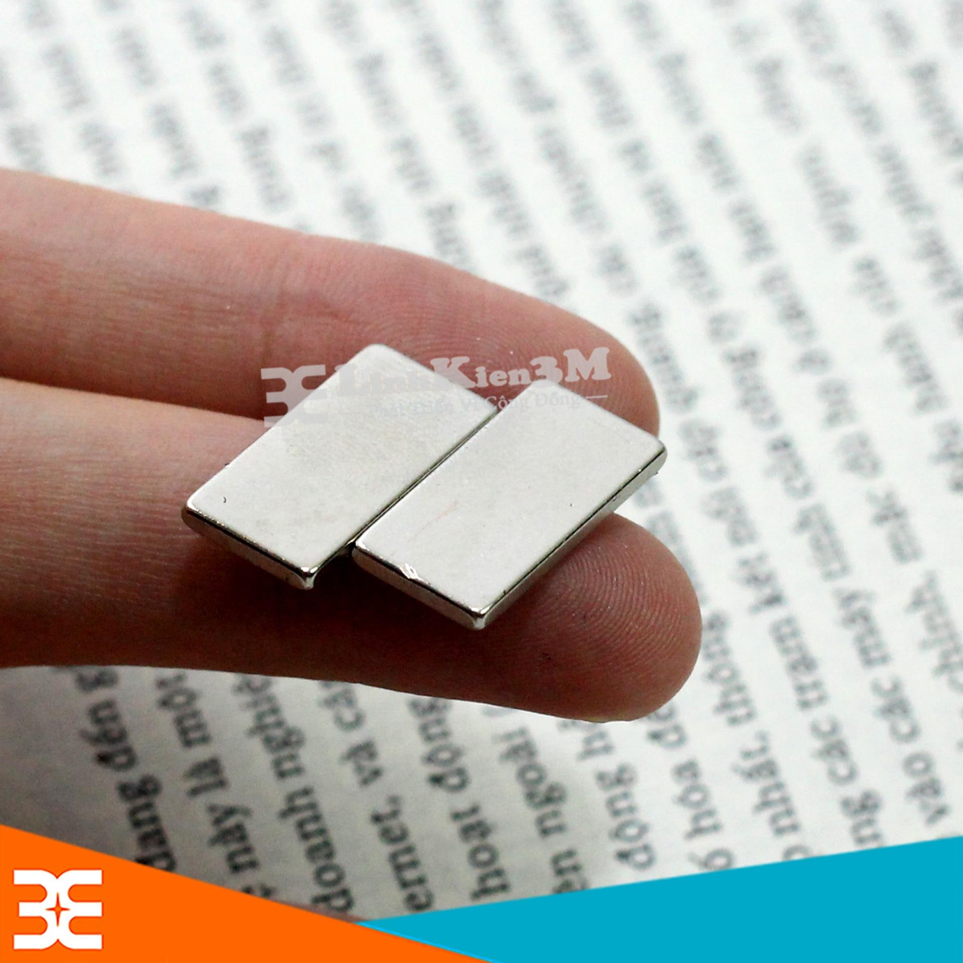 Bộ 2 Viên Nam Châm Đất Hiếm 20x10x2mm ( Từ Tính Hút Cực Mạnh )