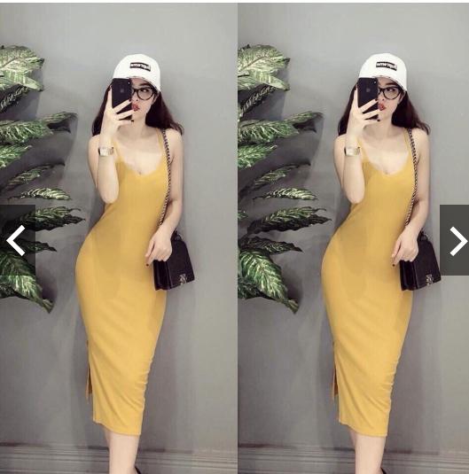 ĐẦM THUN BODY 2 DÂY XẺ TÀ MYS