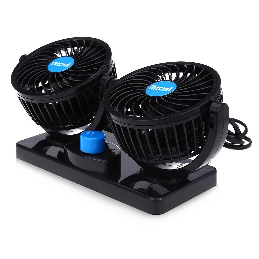 Quạt mini 24V 360° làm mát trên ô tô