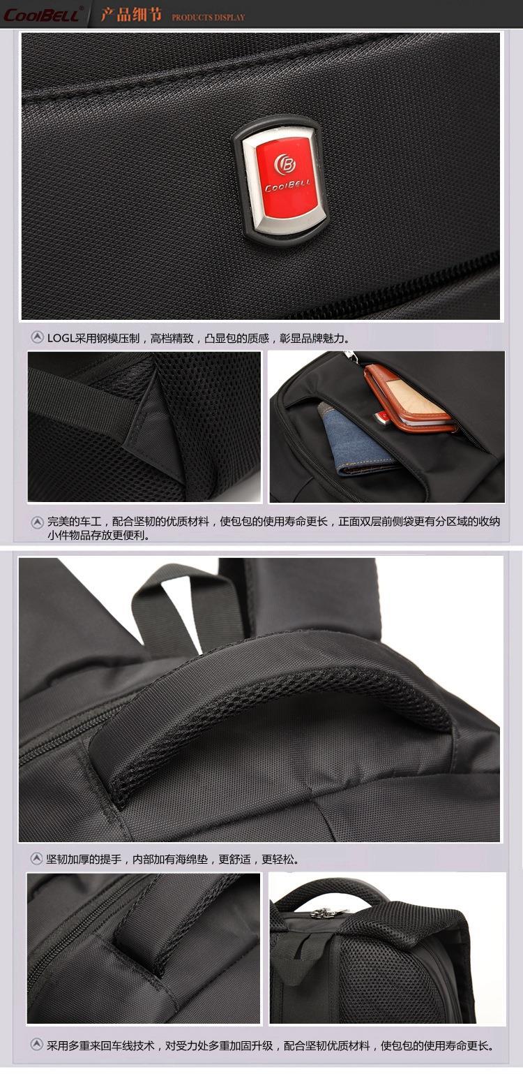 Ba lô Laptop Coolbell 2037 (Đen)