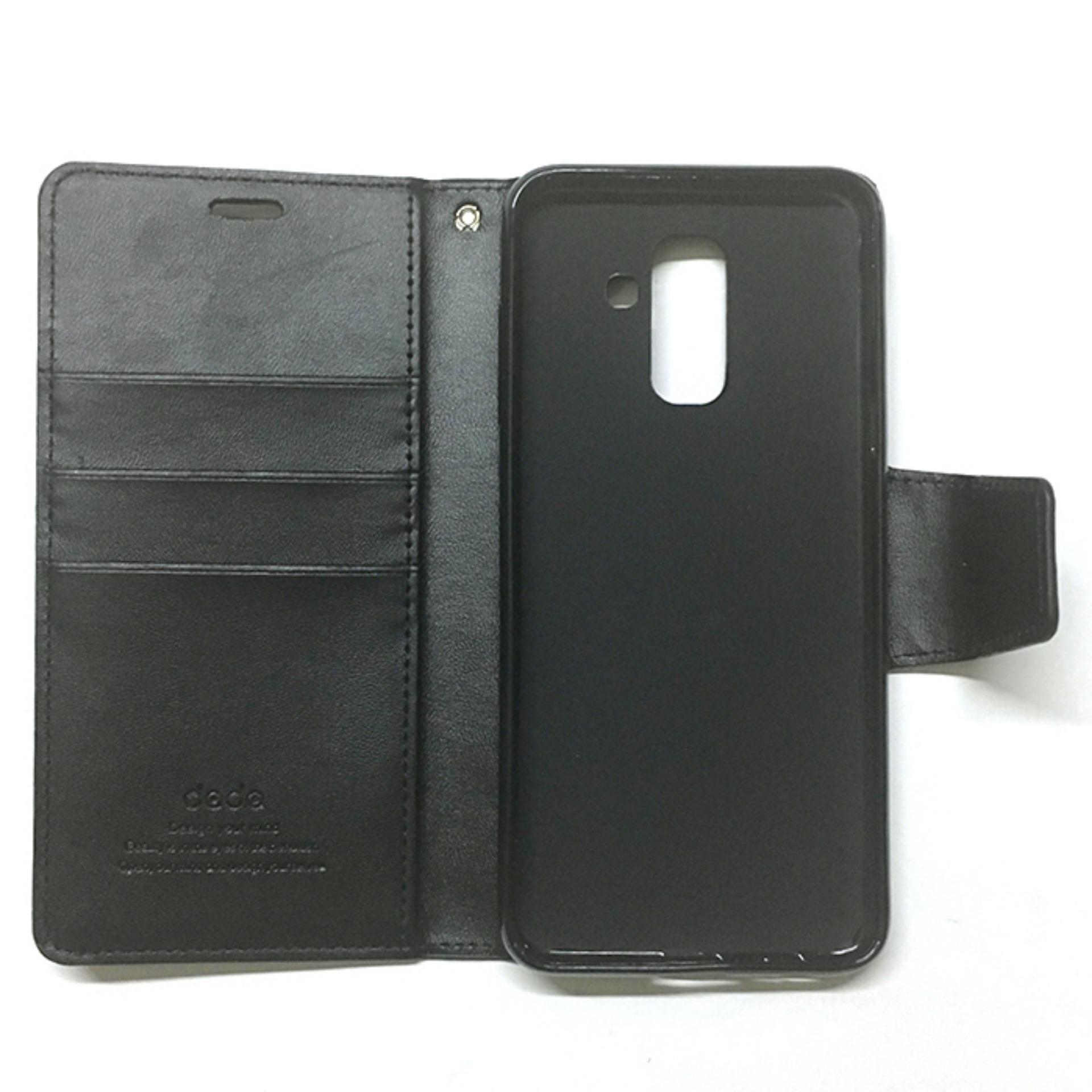Bao da Samsung Galaxy J8 có khe để thẻ card (chọn màu)