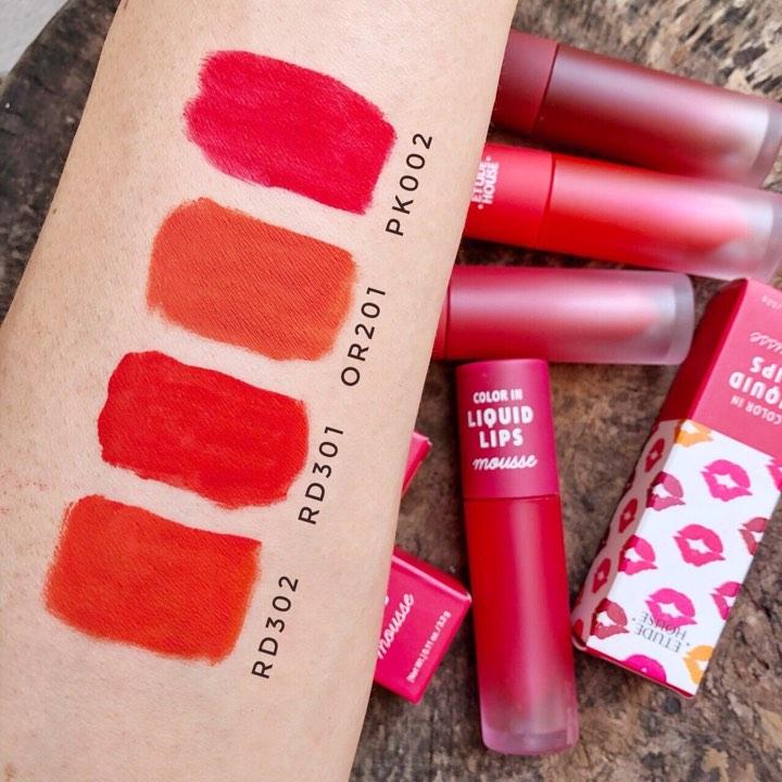 [HCM]SON KEM ETUDE HOUSE COLOR IN LIQUID LIPS MOUSE
