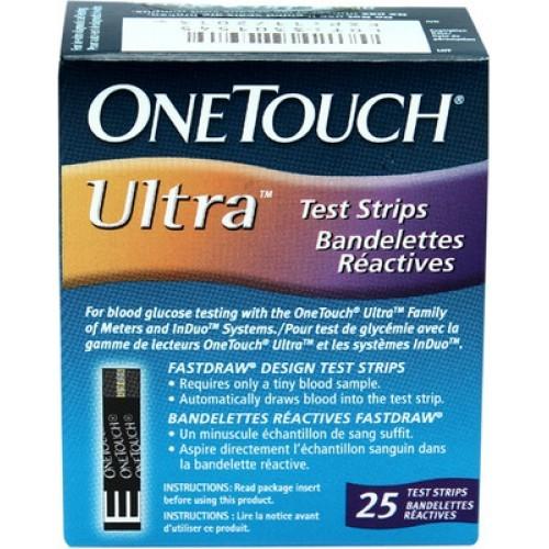 Combo 2 hộp que thử đường OneTouch Ultra (hộp 25 que)