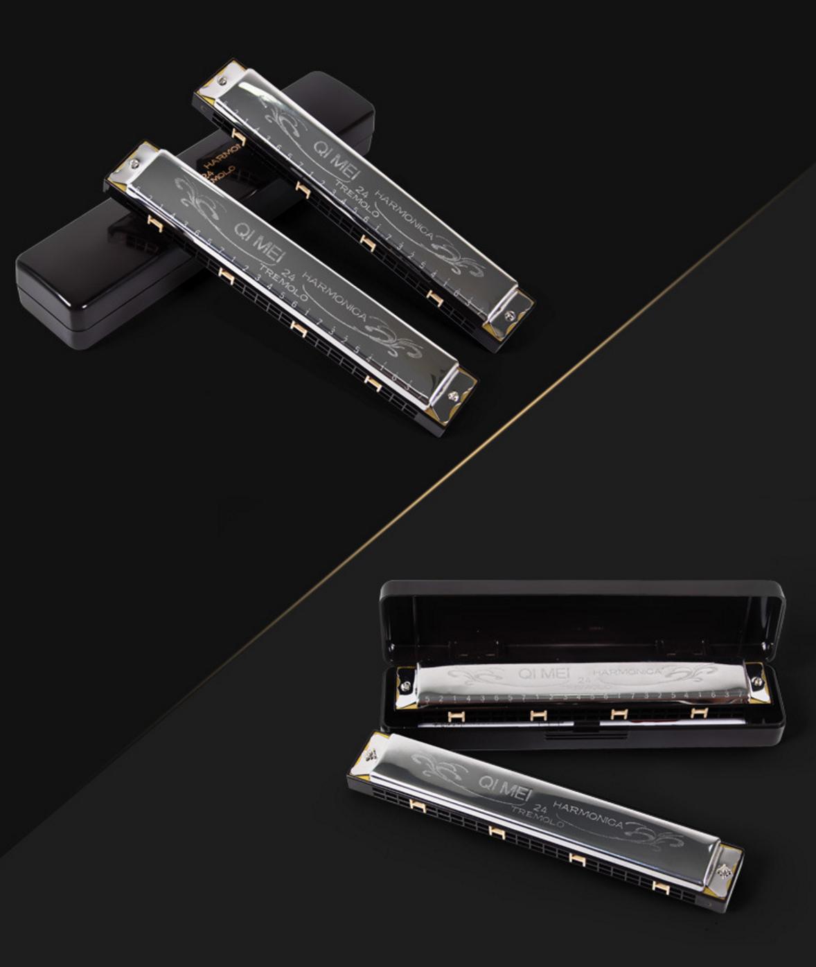 KÈN HARMONICA QI MEI 24 LỖ CAO CẤP