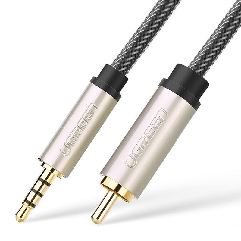 Dây loa Audio 3.5 ra Coaxial Ugreen 20732 (Nhôm-1.5m)