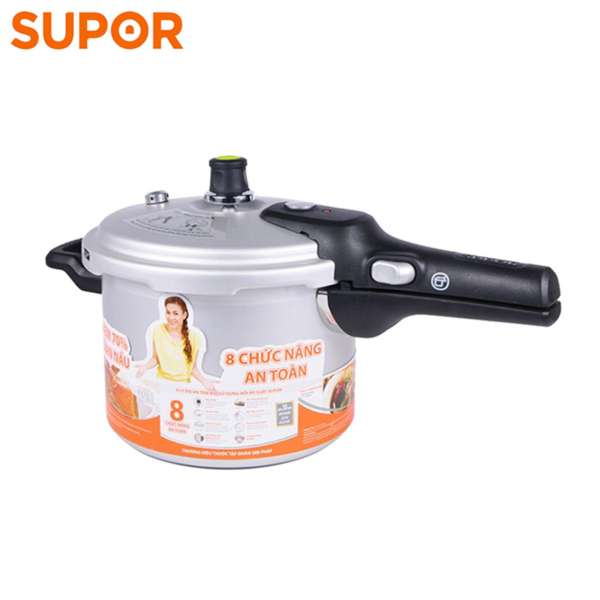 Nồi Áp Suất, Hợp Kim Nhôm Đa Năng Supor Safety YH24N1IH (7,5 Lít) - Dùng Được Trên Bếp Điện Từ