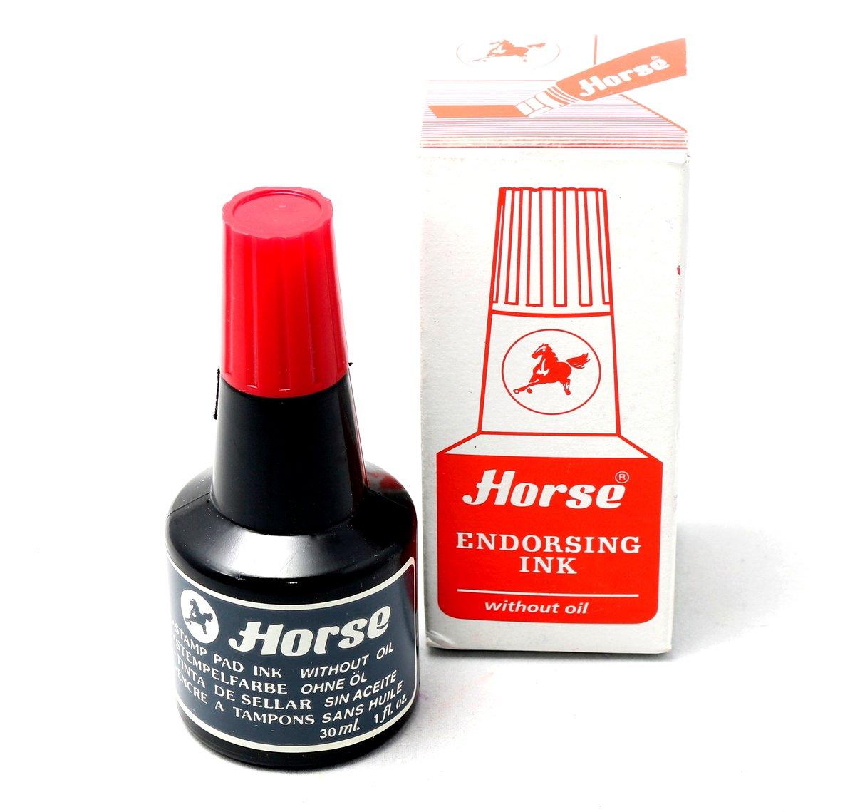 [HCM][Lốc 12 hộp] Mực hộp dấu H-30cc Horse