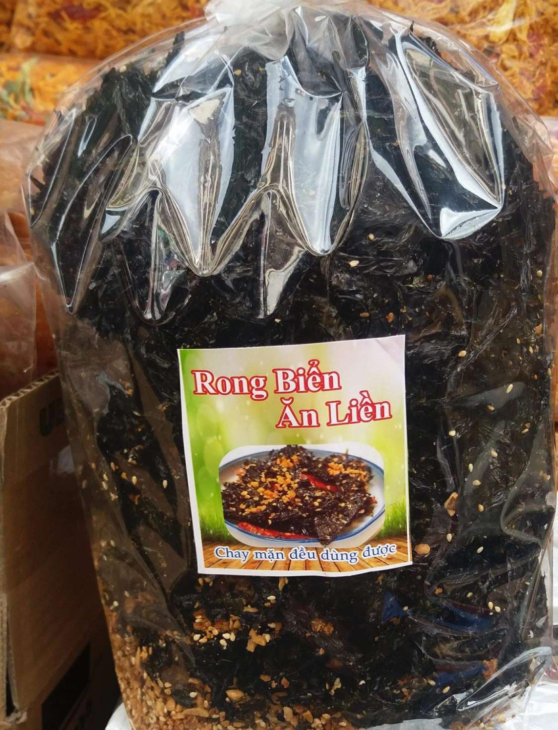 ( GIÁ SỈ ) GÓI 500G Rong biển cháy tỏi TO ngon, rẻ, chất lượng, đảm bảo ngon, dạo, sỉ, ăn vặt, mứt, tết, rong nho, tảo, tảo biển, nguyên liệu, làm bánh, nấu ăn, heo, bò, gà, tôm, cua, ăn liền, ăn là ghiền, combo ,mứt, hot, rong