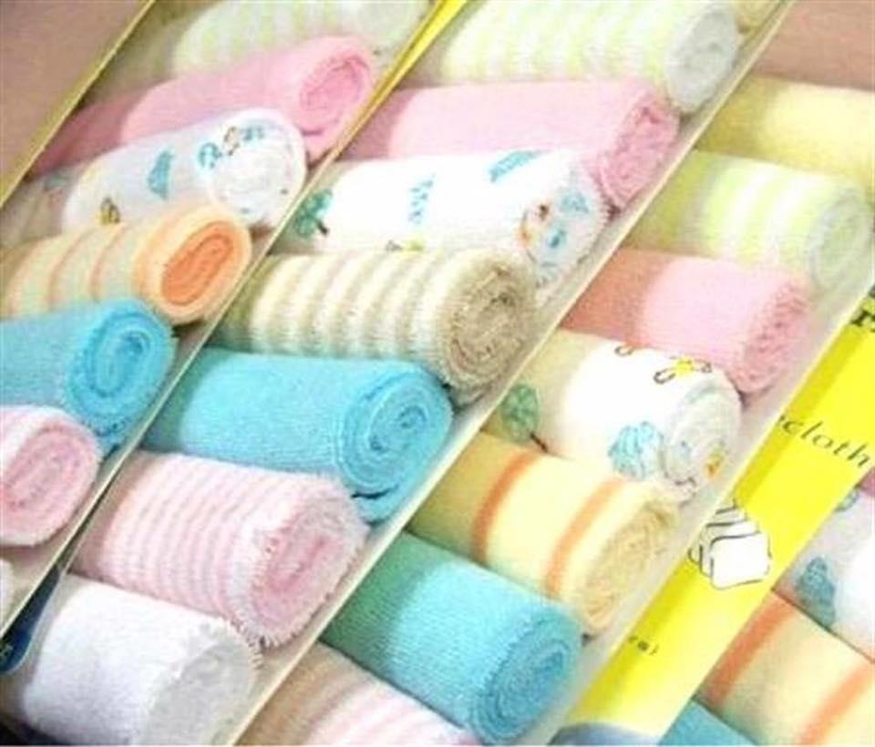 Set 8 khăn mặt Gerber cho bé