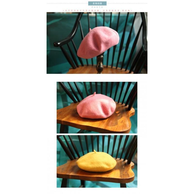 Mũ nồi beret nữ Thu Đông phong cách Hàn Quốc