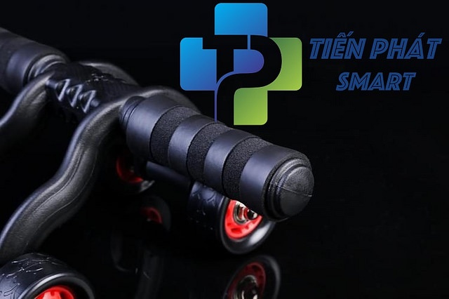 Con lăn tập cơ bụng 4 bánh cỡ lớn tặng (Thảm lót)