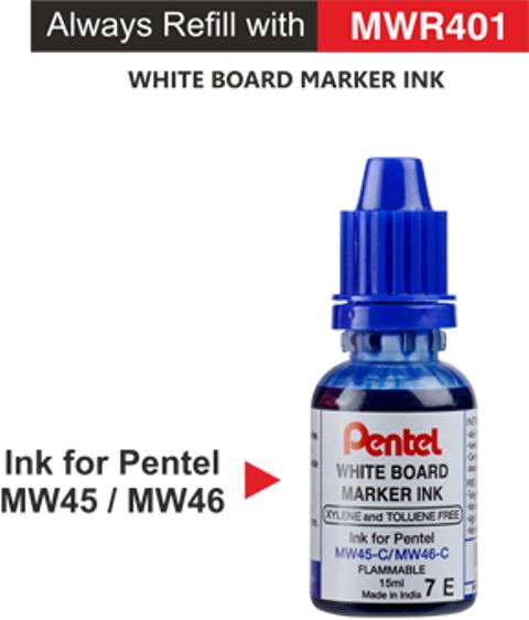 Mực bút viết bảng pentel MWR401 (Mực đổ vào bút viết bảng Pentel MW-45 MWR-401)