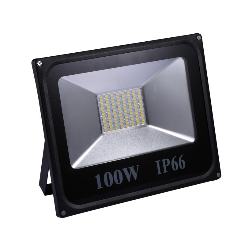 Đèn Led Pha 100W IP66 Ngoài Trời - Chống Mưa Tuổi Thọ Cao 220V-Loại lớn (Ánh sáng trắng)