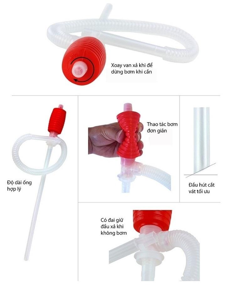Bơm tay sang chiết dung dịch Dukshin DP-14