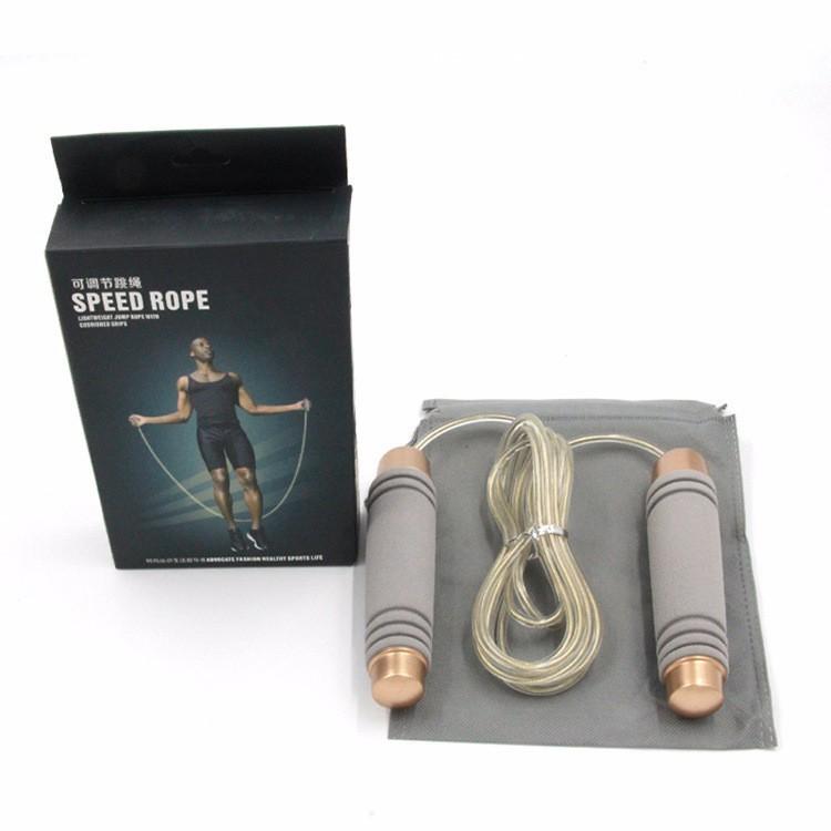 Dây nhảy thể lực sợi cáp (Hồng)