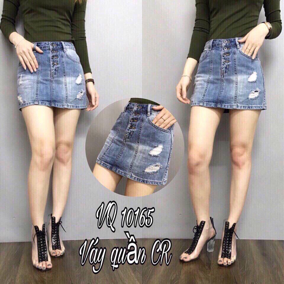 Quần váy jean nữ cao cấp siêu hot thời trang lyly shop vip ms741