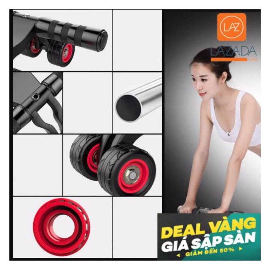 Con Lăn Tập Cơ Bụng 3 Bánh Loại Mới 2018