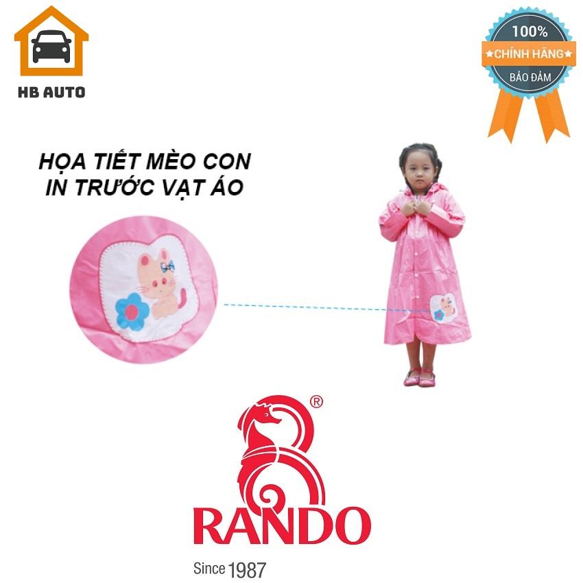 [FreeshipMAX] [HCM]Áo mưa trẻ em Mèo con Rando CPPS-11 Size 1 0.8 – 0.9m
