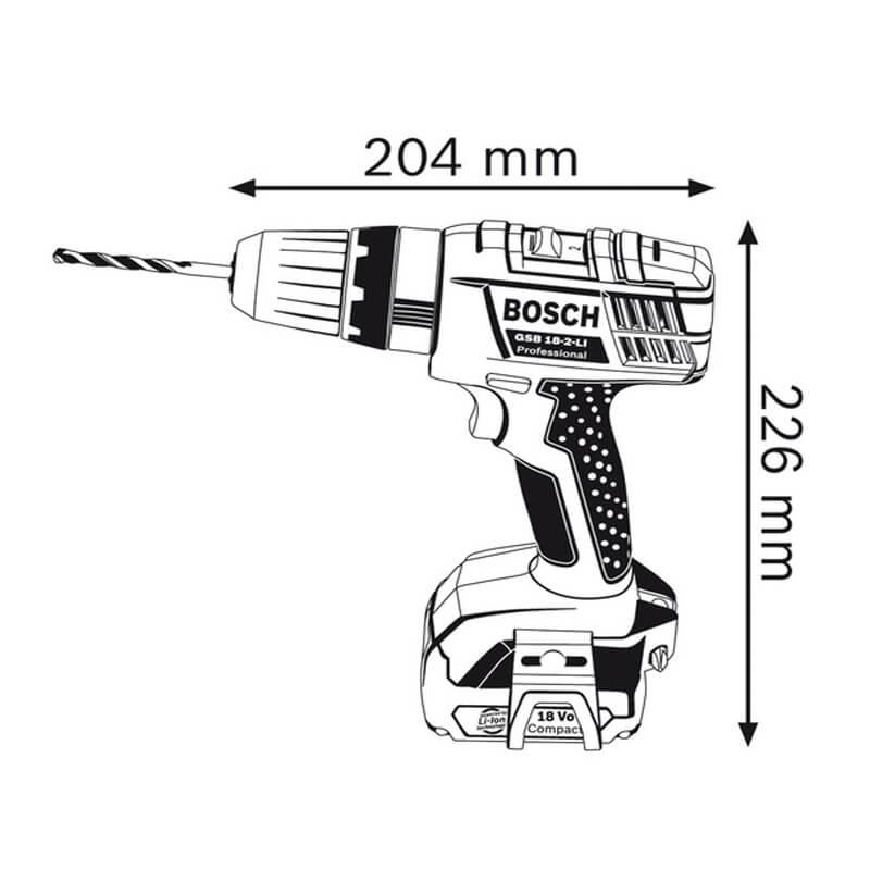 Máy khoan động lực dùng pin Bosch GSB 14,4-2-LI SET